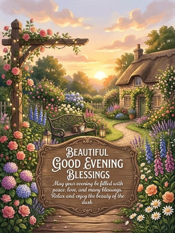 Beautiful Good Evening Blessings
