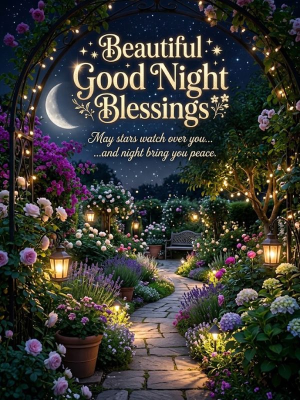 Beautiful Good Night Blessings