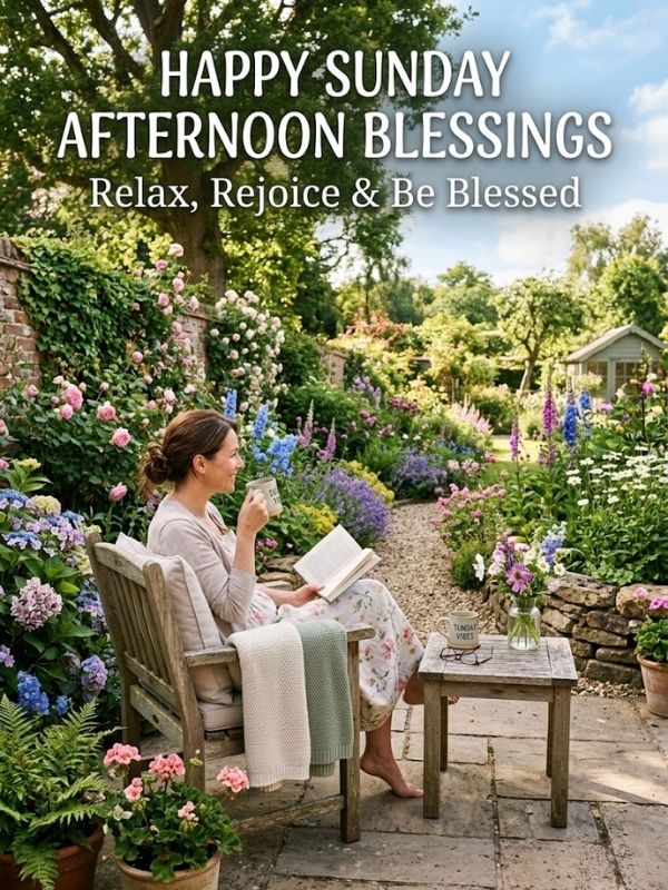 Happy Sunday Afternoon Blessings