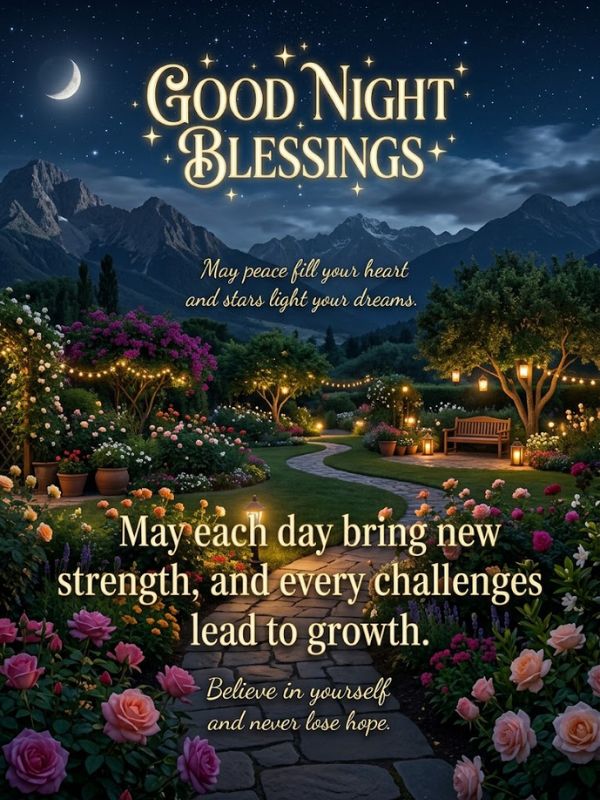 Inspirational Good Night Blessings