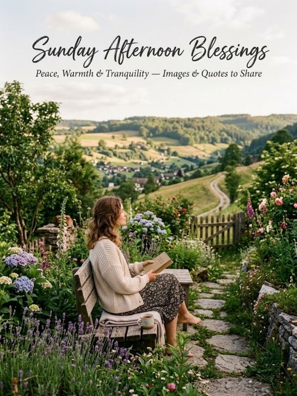 Sunday Afternoon Blessings — Images and Quotes to Share