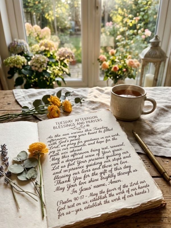 Tuesday Afternoon Blessings and Prayers