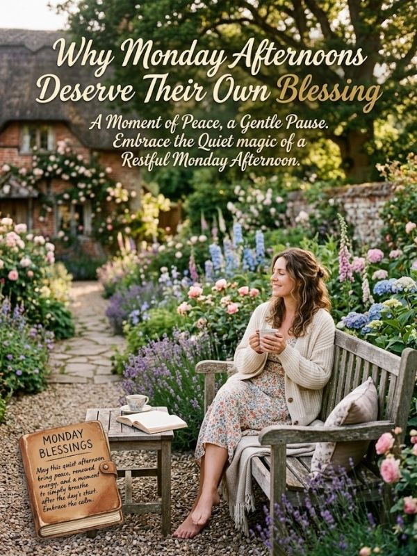 Why Monday Afternoons Deserve Their Own Blessing
