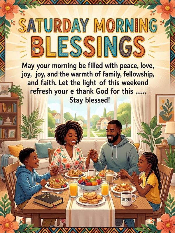 African American Saturday Morning Blessings