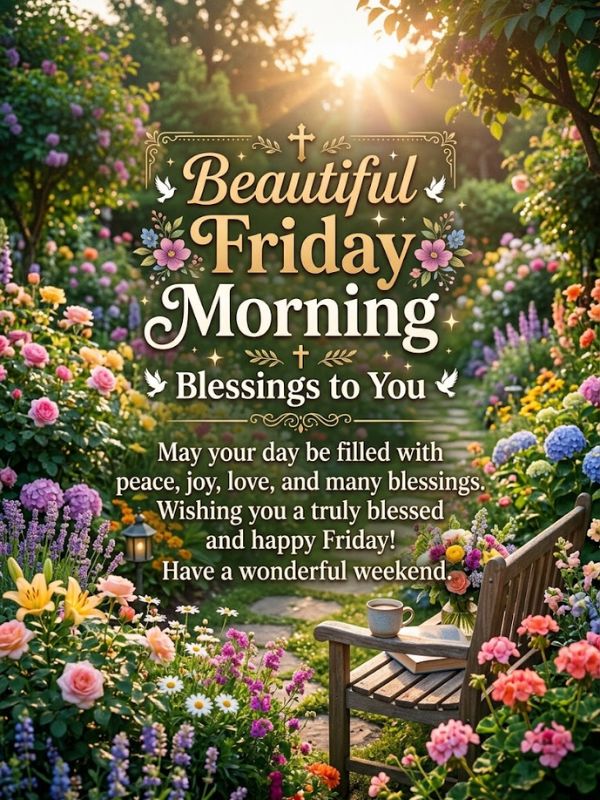 Beautiful Friday Morning Blessings