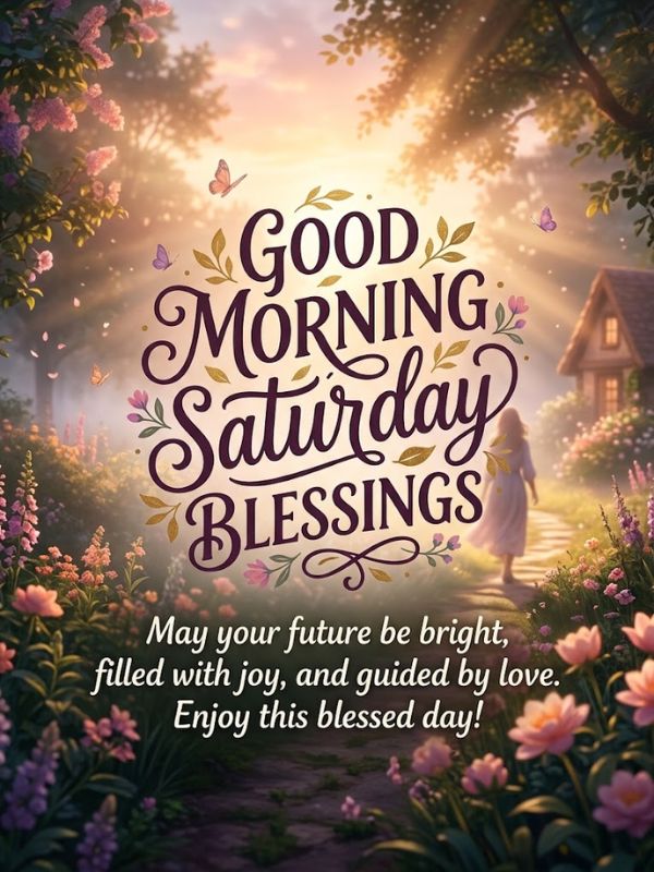 Beautiful Good Morning Saturday Blessings