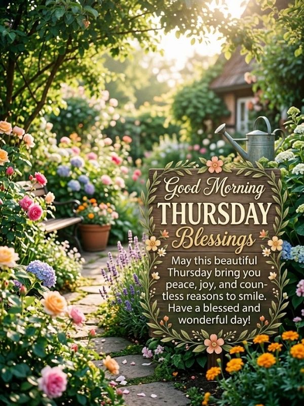 Beautiful Good Morning Thursday Blessings