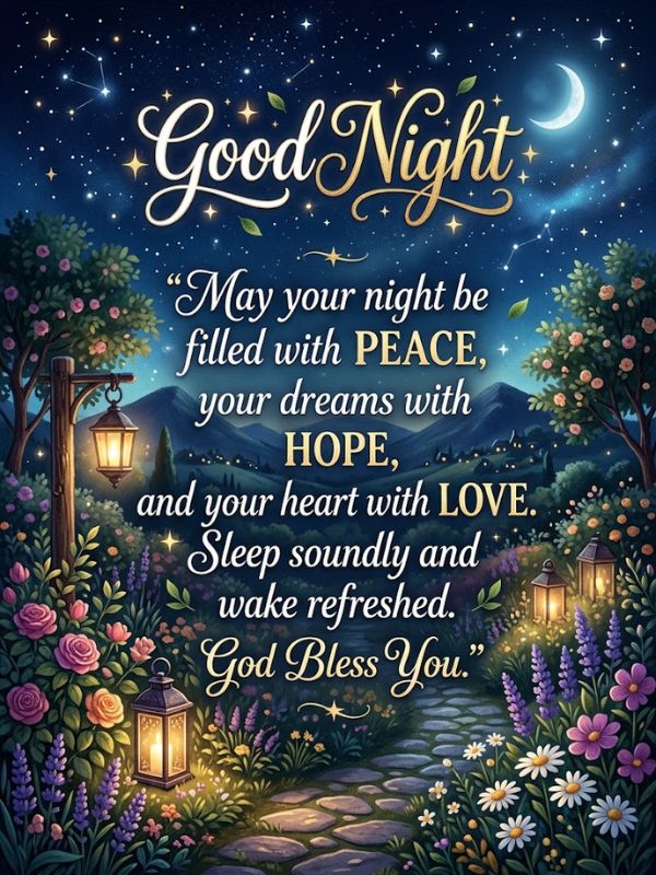 Beautiful Good Night Blessings