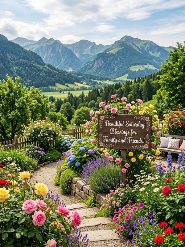 Beautiful Saturday Blessings for Family and Friends