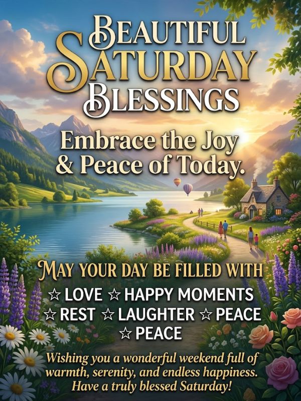 Beautiful Saturday Blessings