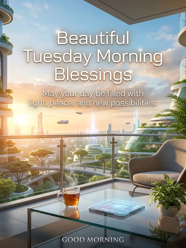 Beautiful Tuesday Morning Blessings