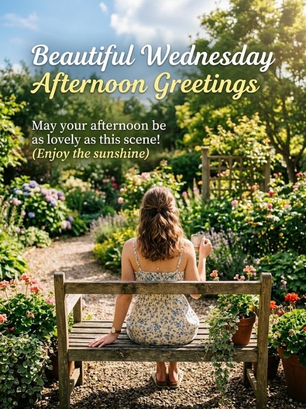 Beautiful Wednesday Afternoon Greetings