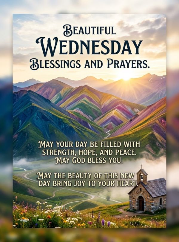 Beautiful Wednesday Blessings and Prayers Images