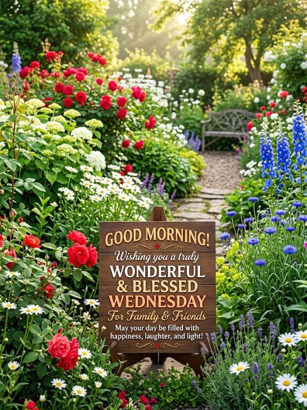 Best Good Morning Wednesday Wishes for Family and Friends