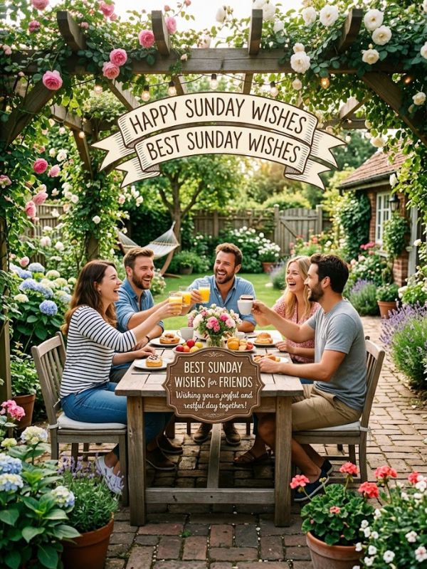 Best Happy Sunday Wishes for Friends
