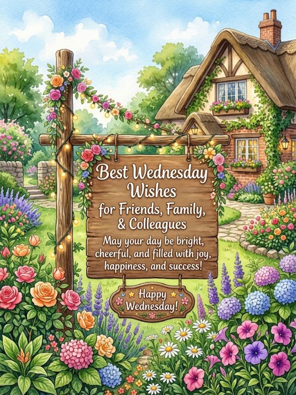 Best Wednesday Wishes for Friends, Family, and Colleagues