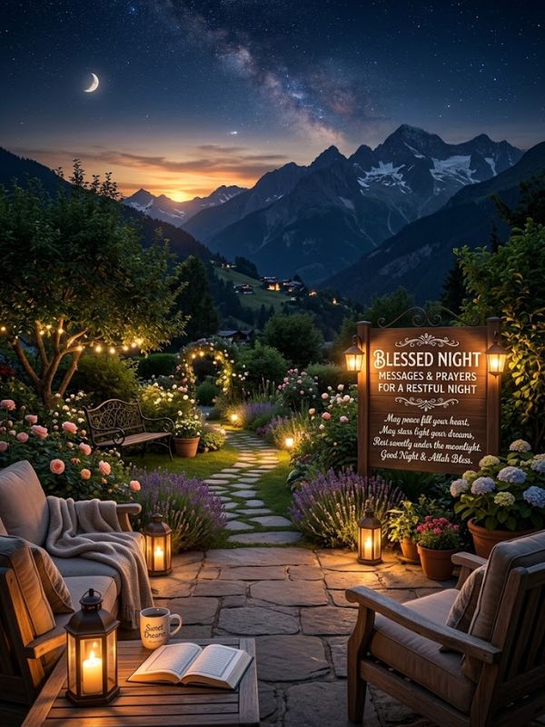 Blessed Night Messages and Prayers for a Restful Night 