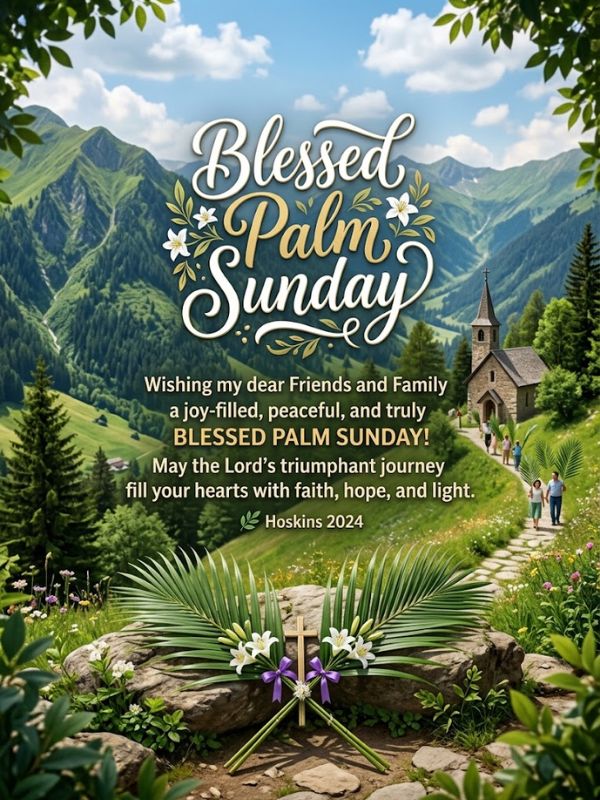 Blessed Palm Sunday Wishes for Friends and Family