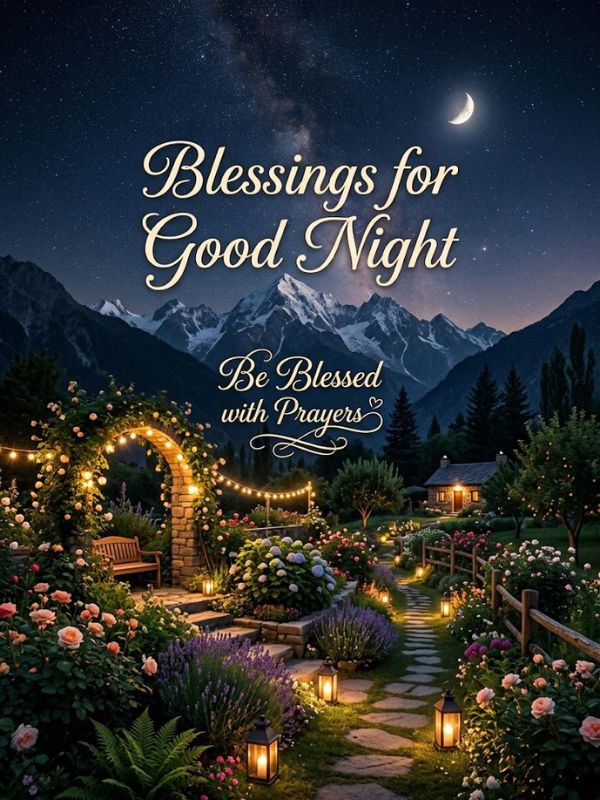 Blessings for Good Night Be Blessed with Prayers 