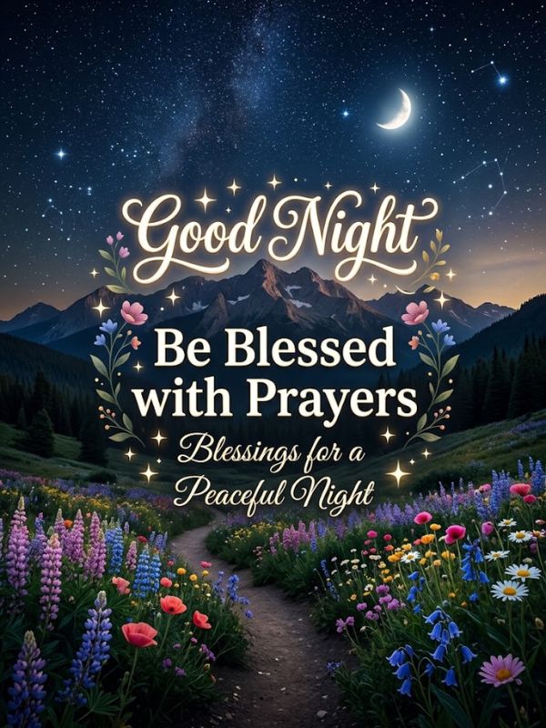 Blessings for Good Night Be Blessed with Prayers
