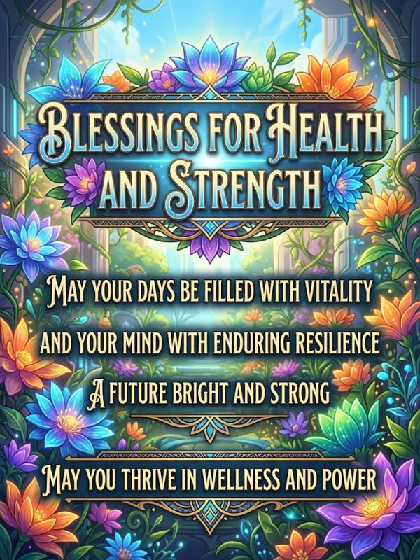 Blessings for Health and Strength 