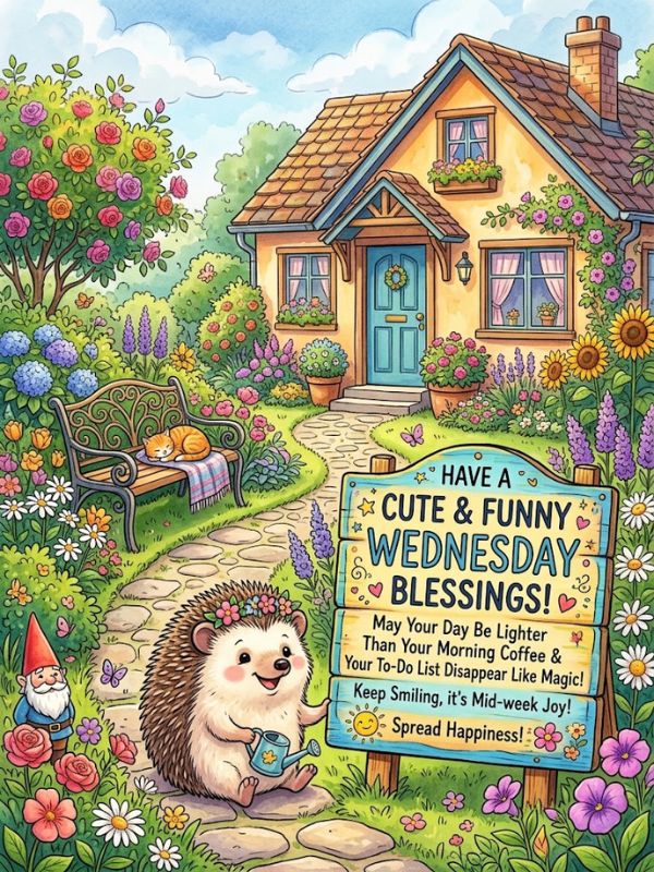 Cute and Funny Wednesday Blessings
