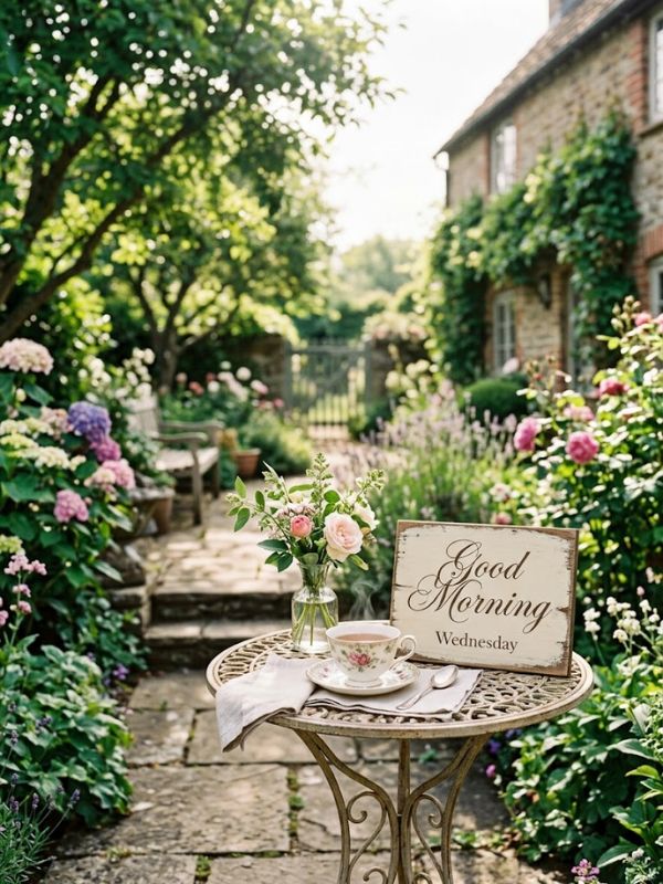 Elegant Good Morning Wednesday Images