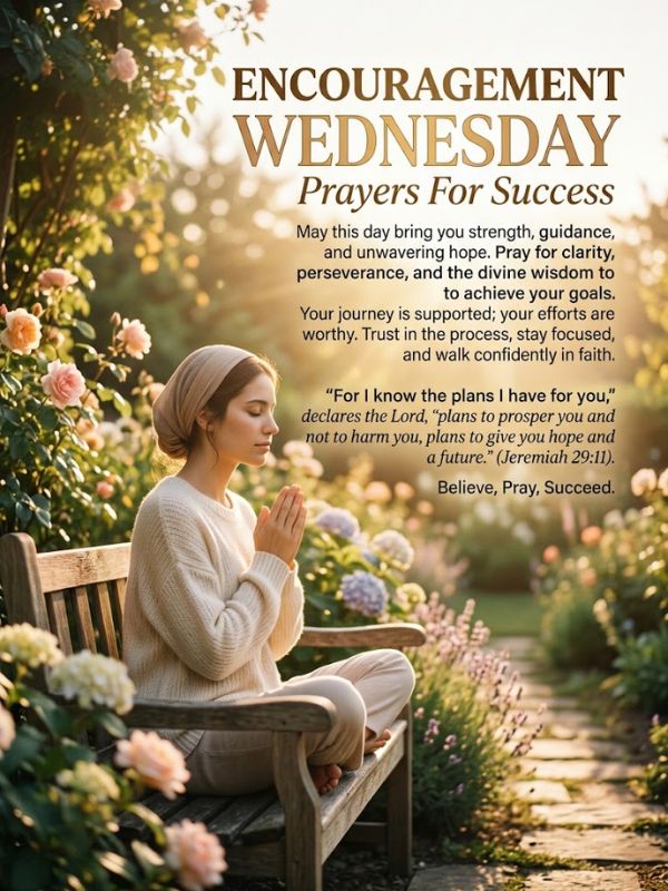 Encouragement Wednesday Prayers For Success