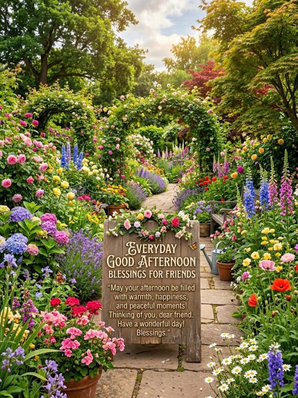 Everyday Good Afternoon Blessings for Friends