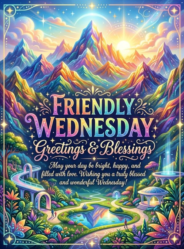 Friendly Wednesday Greetings and Blessings