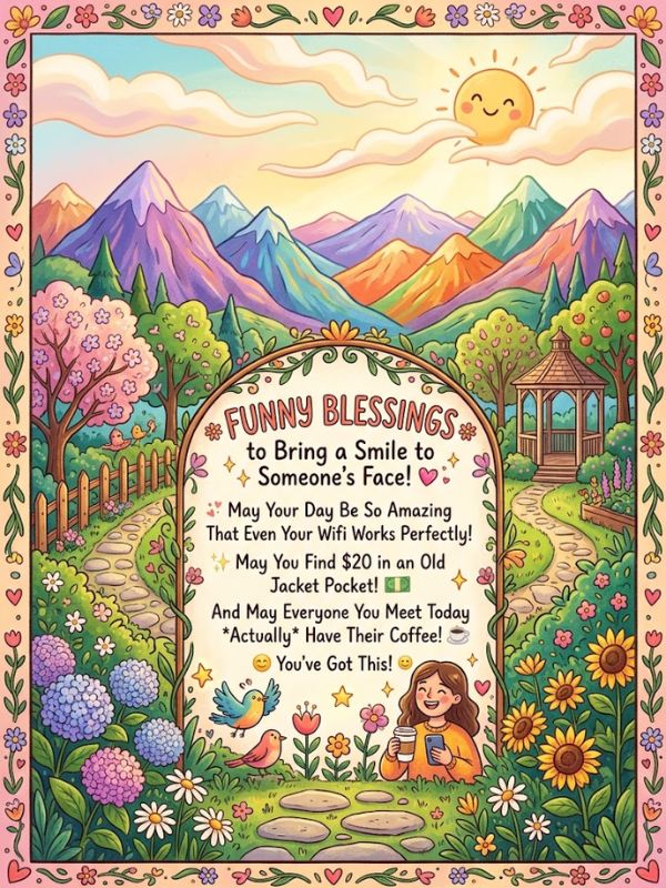 Funny Blessings to Bring a Smile to Someone’s Face