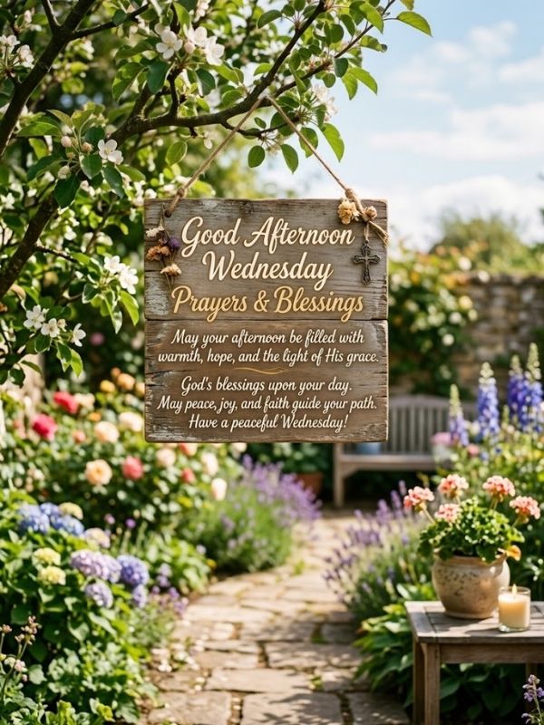 Good Afternoon Wednesday Prayers and Blessings