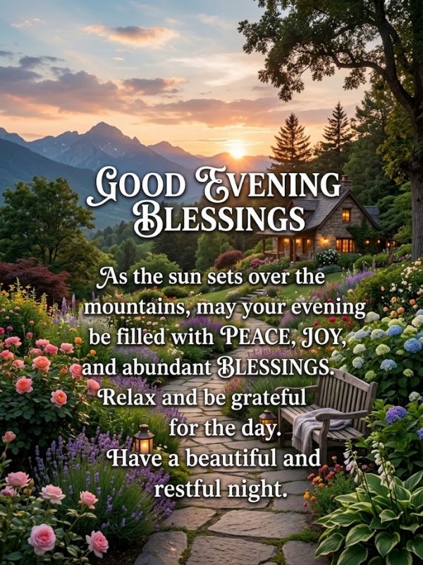 Good Evening Blessings Quotes