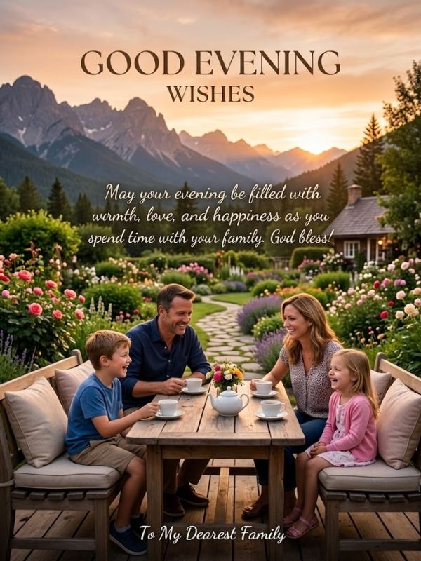 Good Evening Wishes for Family