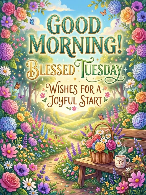 Good Morning Blessed Tuesday Wishes for a Joyful Start