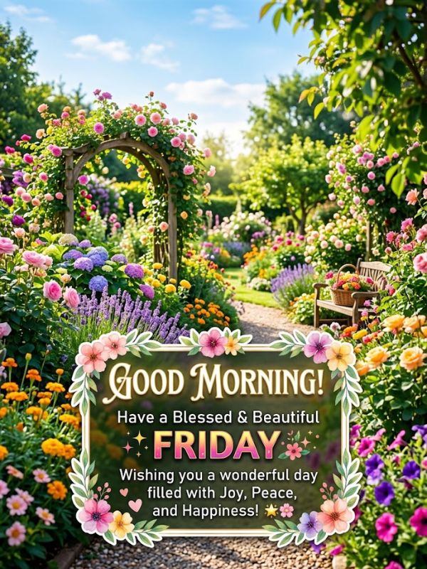 Good Morning Friday Wishes 