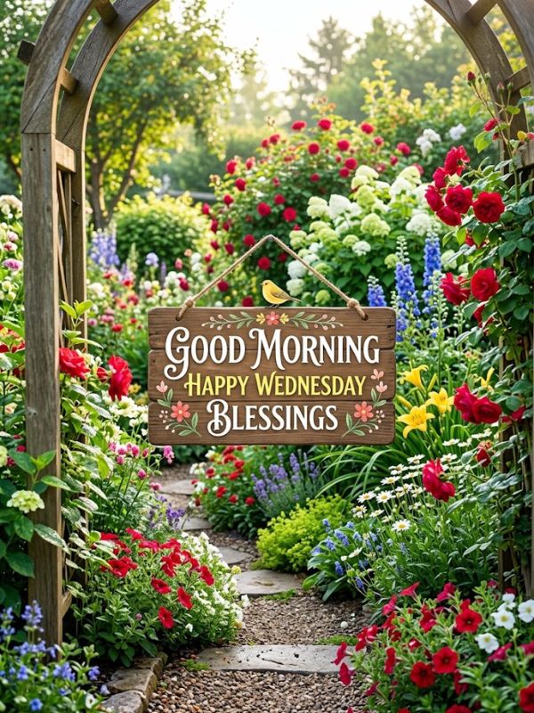 Good Morning Happy Wednesday Blessings