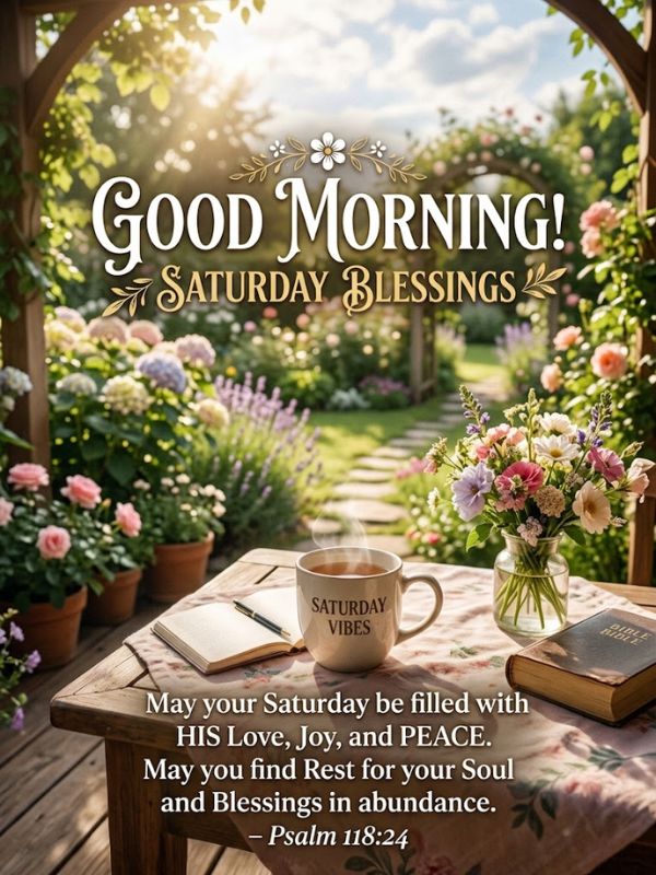 Good Morning Saturday Blessings Images and Quotes