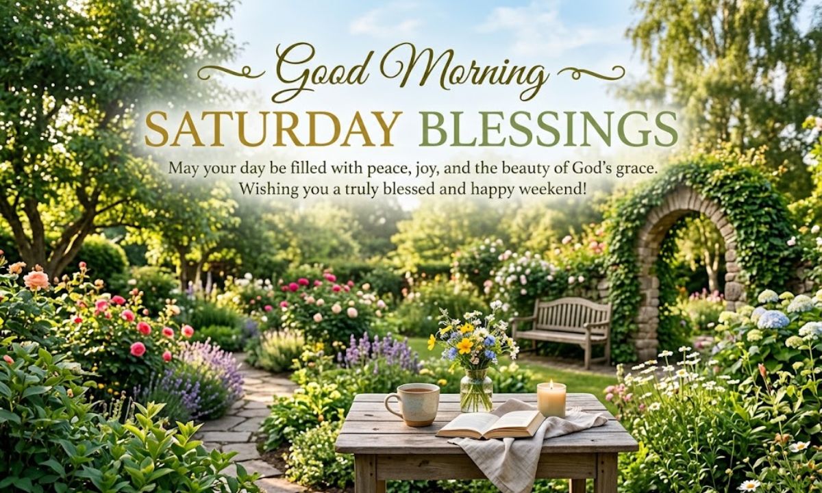 Good Morning Saturday Blessings