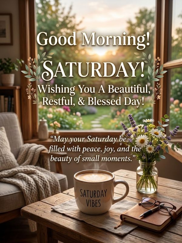Good Morning Saturday Images and Blessings