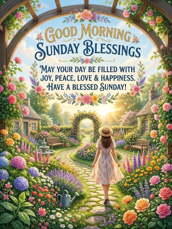 Good Morning Sunday Blessings