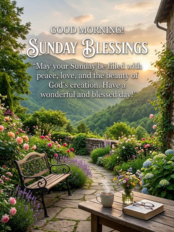 Good Morning Sunday Blessings Images and Quotes