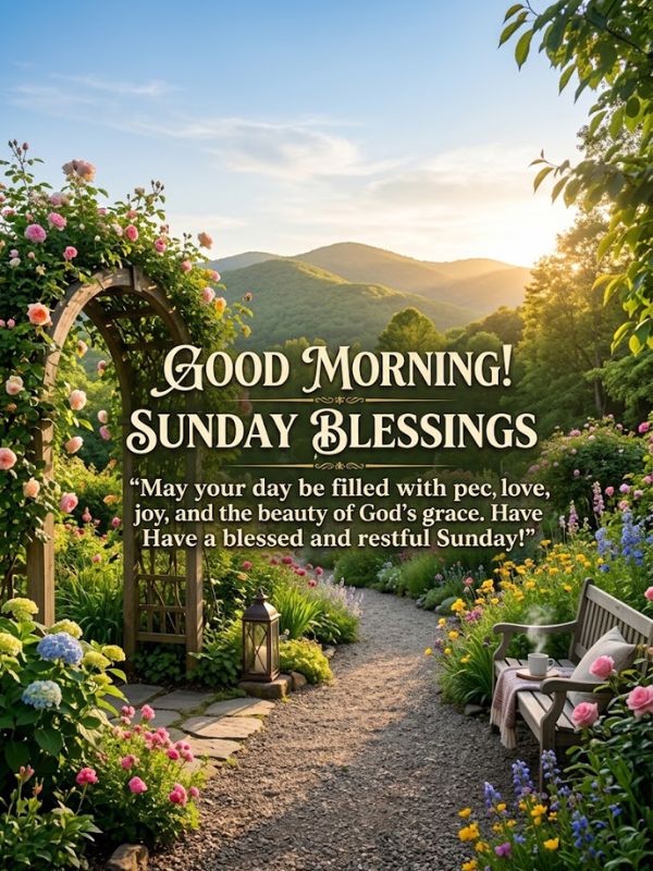 Good Morning Sunday Blessings Quotes