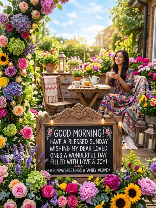 Good Morning Sunday Greetings for Loved Ones 