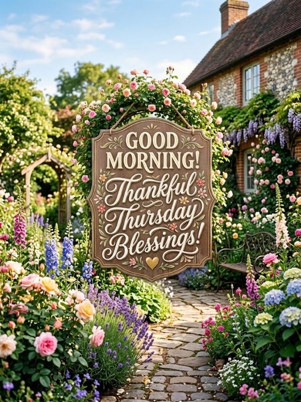 Good Morning Thankful Thursday Blessings