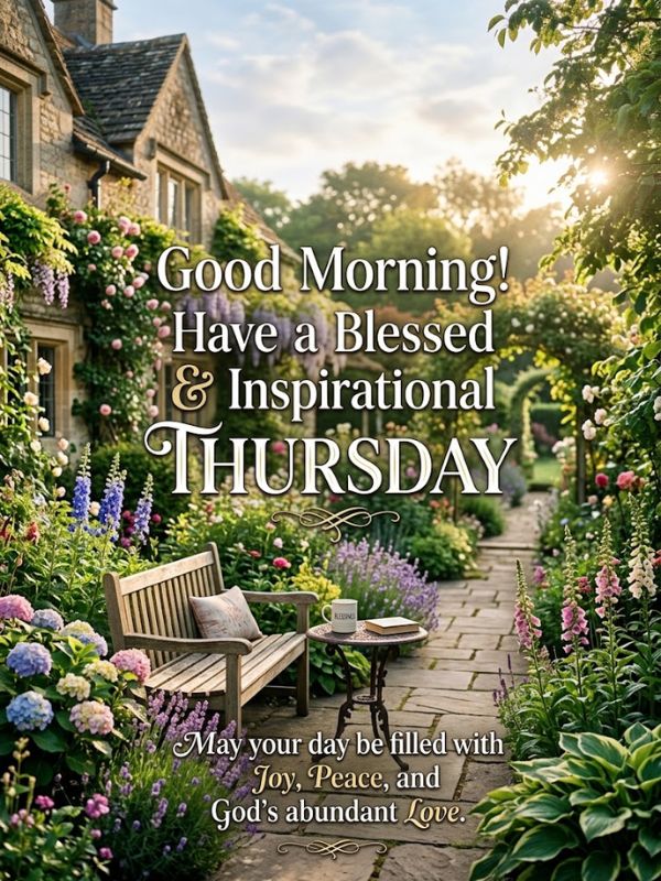 Good Morning Thursday Inspirational Blessings