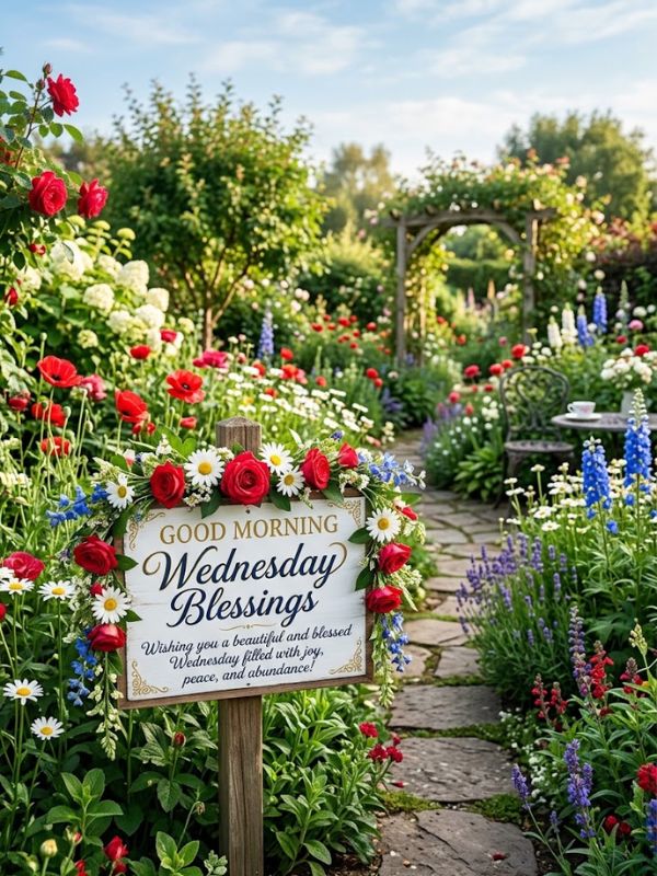 Good Morning Wednesday Blessings