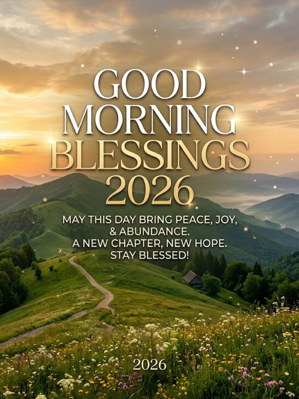 Good Morning blessings 2026