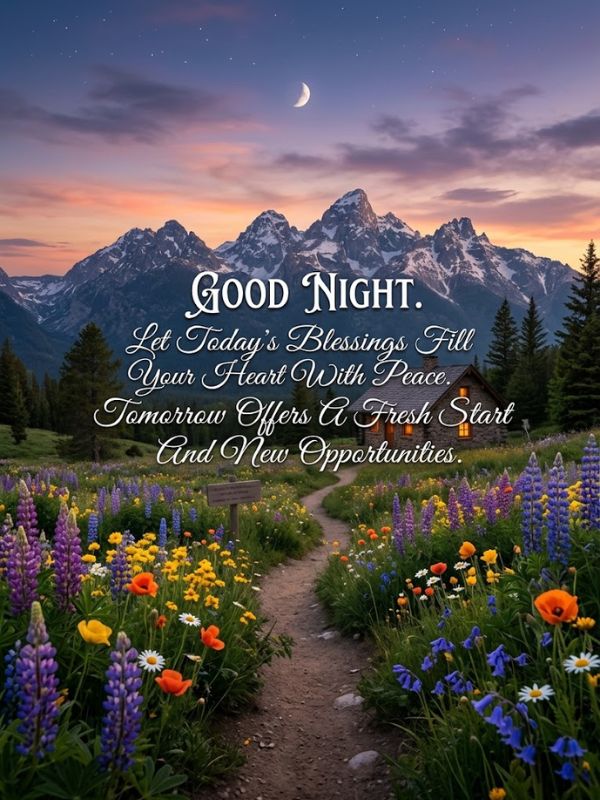 Good Night Quotes for Inspiration to End Your Day Positively