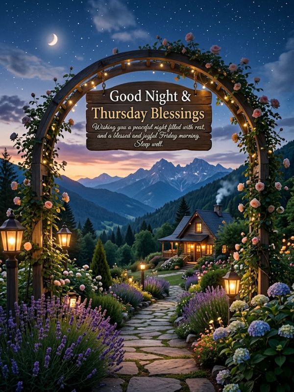 Good Night Thursday Blessings
